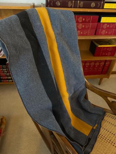 USNA Stripe Wool Military Blanket