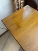 Wood Side Table With Drawer and Turned Legs - 3