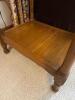 Wood Side Table With Drawer and Turned Legs - 4