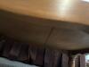 Wood Side Table With Drawer and Turned Legs - 6