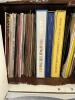 Painted Wooden Record Cabinet With Records - 5