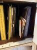 Painted Wooden Record Cabinet With Records - 6