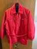 Early 90s Guess Red Belted Jacket