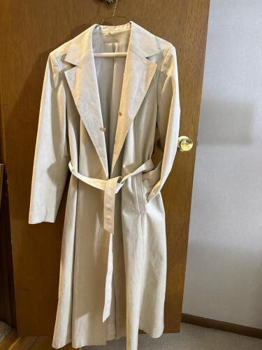 Ultrasuede Union Made Belted Trench Coat