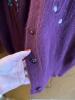 Purple Natural Fiber Cardigan - 5