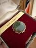 Krementz 14K Gold Overlay Jade Tie Tack - 3