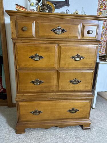 Vintage Tallboy Chest of Drawers