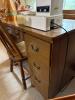 Wooden Sewing Desk With Drawers in Traditional Style - 2