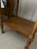 Wooden Nightstand With Drawer and Lower Shelf - 4