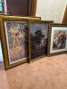 Framed Art, Larger Size - Set of 3