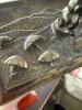 Dartmoor Pixie and Mushroom Toadstool Motif Brass Desk Set - 3