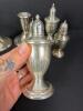 Sterling Silver Salt and Pepper Shakers with Candleholders - 6