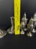 Sterling Silver Salt and Pepper Shakers with Candleholders - 10