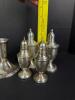 Sterling Silver Salt and Pepper Shakers with Candleholders - 11