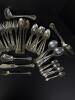 Ornate Silver-Plate Flatware and Serving Utensils Set - 2