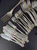 Ornate Silver-Plate Flatware and Serving Utensils Set - 10