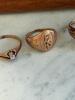10K Antique Engraved Rings and Engagement Ring - 3