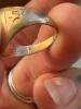 10K Antique Engraved Rings and Engagement Ring - 8