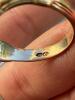 10K Antique Engraved Rings and Engagement Ring - 11