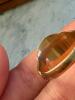 10K Antique Engraved Rings and Engagement Ring - 12
