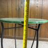 Green Embossed Tile-Top Accent Table - 6