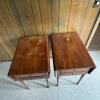 Pair of Wooden Drop-Leaf Side Tables - 2