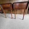 Pair of Wooden Drop-Leaf Side Tables - 3