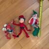 Trio of Annalee Christmas Elf Dolls - 9