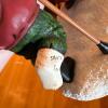 Three Santa Figurines with Woodland and Winter Scenes - 9