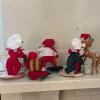 Annalee Christmas Santa and Mrs. Claus Dolls with Reindeer - 2