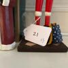 Trio of Santa Claus Figurines - 12