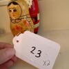 Santa and Floral Wooden Nesting Dolls - 8