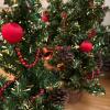 Artificial Tabletop Christmas Trees and Wreath Candle Rings - 4