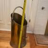 Brass-Tone Coal Scuttle with Swing Handle - 7