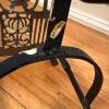 Decorative Fireplace Trivet Stand with Wooden Handle - 5