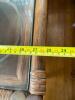 Rattan and Glass Square Side Table in Mid-Century Modern Style - 3