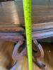 Round Victorian-Style Wooden Side Table - 9