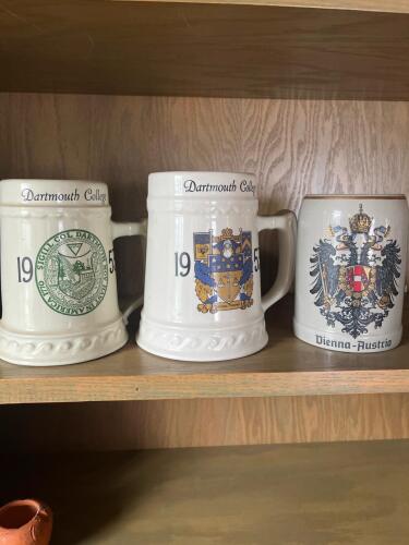 Trio of Assorted Beer Steins