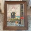 Assorted Framed Art: Floral, Cityscape, Garden - 9