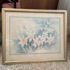 Assorted Framed Art: Floral, Cityscape, Garden - 13