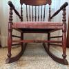 Victorian-Style Wooden Child's Rocking Chair - 3