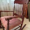 Victorian-Style Wooden Child's Rocking Chair - 6