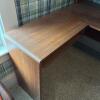 MCM L-Shaped Desk With Hutch - 3
