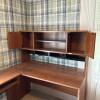 MCM L-Shaped Desk With Hutch - 5