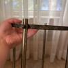 Glass and Metal Two-Tier Round Side Table - 5