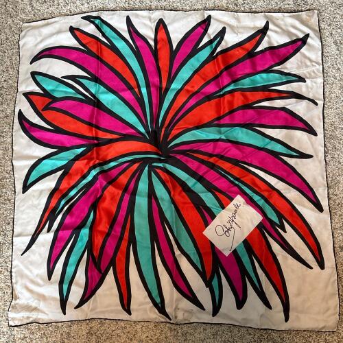 Vintage Schiaparelli Silk Scarf