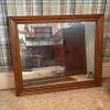 Rectangular Wood Framed Mirror