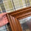 Rectangular Wood Framed Mirror - 2