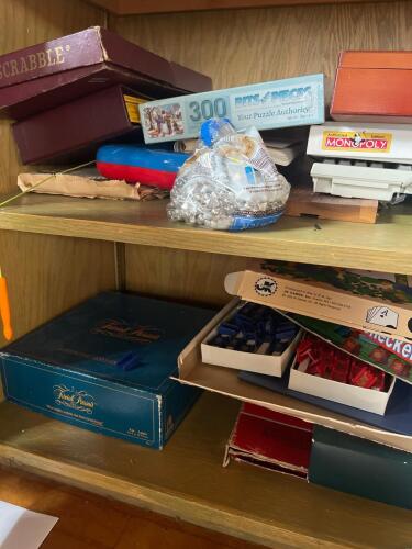 Vintage Board Games: Scrabble, Monopoly, CribbGolf, Trivial Pursuit