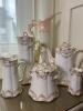 Assorted Porcelain Chocolate Pots and Creamers, Limoges and Austria